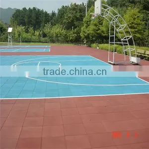 Badminton Court Rubber Flooring (EN1177, IOS9001:2000, SGS ) thumbnail-4