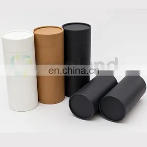 Biodegradable Recycled Kraft Paper Tube Packaging Coffee Cardboard Tube Packaging thumbnail-1