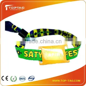 China Manufacturer 2014 Convenient Fabric RFID Wristband thumbnail-1