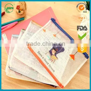 Clear Plastic PVC Ykk Zipper Document Bag thumbnail-1