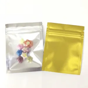 2.95''x3.937'' Reusable Mylar Food Storage Bags/retail Packaging Aluminum Foil Zipper Bag thumbnail-2