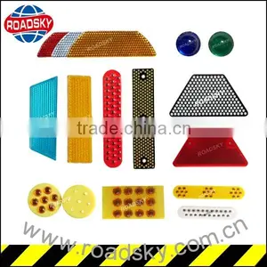 Highway Trapezoidal Prismatic Plastic Bead Reflectors thumbnail-1
