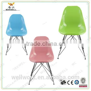 WorkWell Hot Sale Clolorful Plastic Chair With Low Price Kw-D4028-3 thumbnail-1