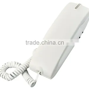 Hotel Guest Room Bathroom Mini Size Black or White Wall Mount Telephone thumbnail-2