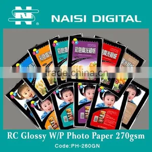 Manufacturer Waterproof Glossy Inkjet Photo Paper 270gsm thumbnail-1
