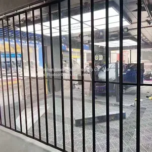 Arc Folding Sliding Door Aluminum Alloy Accordion Door thumbnail-1