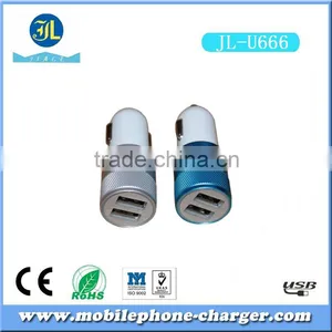 Smart Devices and Car Accessories 2 Usb Phone Charger With Data Cable Mobile Power Supply thumbnail-4
