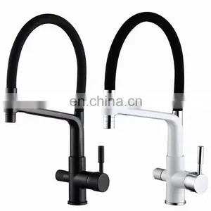 LIRLEE Robinet de Cuisine Modern Kitchen Taps Mixer Faucets With Pull Out Spout thumbnail-1