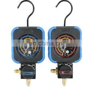 Medidor de pressão digital único para refrigeração e ar condicionado com conjunto de manômetros de válvula de visão r134 thumbnail-5