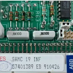 ABB SAMC 19 INF 57401389 Microprocessor Interface Card thumbnail-1