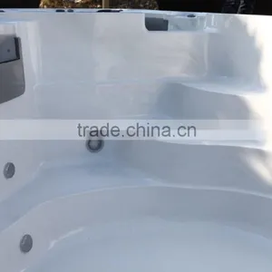 High Quality Hot Sale Balboa Control System Freestanding Acrylic Large Whirlpool Outdoor Swimming Pool Massage Used Swim Spa thumbnail-3