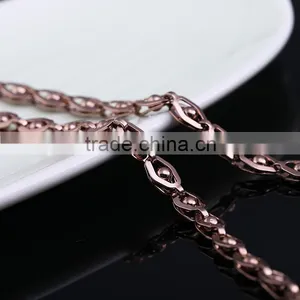 Luxuriant Coffee Gold Plated Link Chain Decorative Chain Necklace Jewelry Chain thumbnail-3