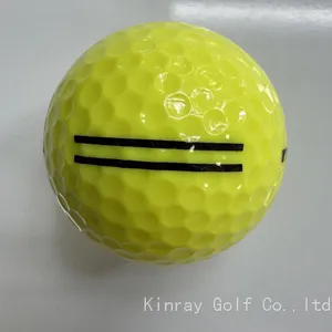 Yellow Range Golf Ball With Print thumbnail-1