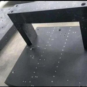 Marble Bed Body Gantry Components Three-axis Machine Frame Guide Rails Granite Optical Air Float Vibration Isolation Motion Platform Customization thumbnail-1