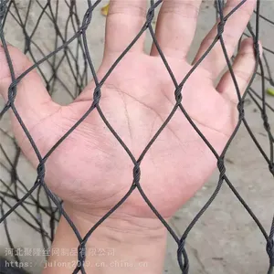 Custom Cable Mesh 304 316 Stainless Steel Building Roof Balcony Stairs Bridge Construction Safety Rope Wire Mesh thumbnail-3