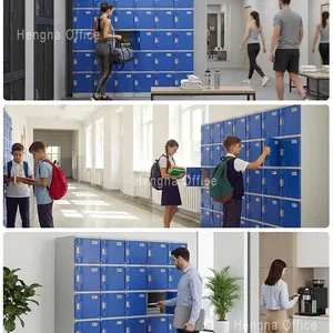 Outdoor Weatherproof ABS Lockers | Waterproof Public Facility Storage Custom Color Options thumbnail-2