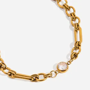 High-Quality Stainless Steel Fashion Necklace for Wholesale Jewelry Suppliers thumbnail-5