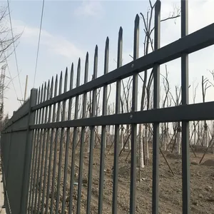 Galvanized Wrought Iron Ornamental Fencing for Garden Decoration and Metal Edging thumbnail-3