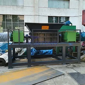 Agricultural Straw Rice Husk Bark Double Axis Shredder and RDF Fuel Rod Making Machine Production Line thumbnail-2