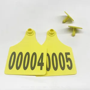 Custom Large Visual Cattle Ear Tags | 75×100mm Livestock Identification Tag thumbnail-1