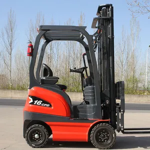 Energy Saving Lithium Battery Electric Forklift 1 Ton 1.5 Ton Side Loader Forklift Small Turning Radius Forklift thumbnail-2
