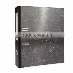 A4 PVC Lever Arch File Folder With Graphic Marble thumbnail-2