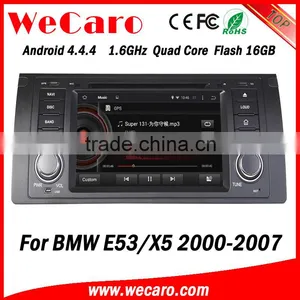 Top Version Android 4.4.4 Car Dvd 2 Din Double Din Radio tv Tuner for Bmw E39 E53 Mirror Link tv Tuner 2000-2007 thumbnail-1
