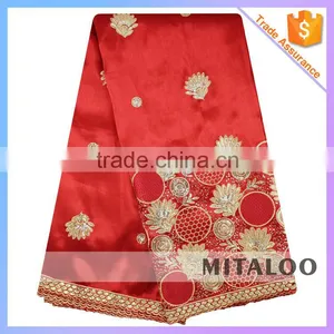Mitaloo MGP1008 Hotselling Yellow Lace African New George Lace Nigeria Silk Lace thumbnail-4