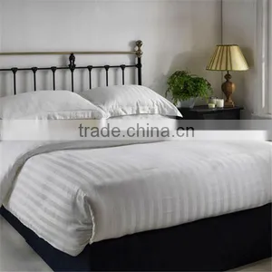Cotton/polyester Sateen Stripe Fabric/textile for Hotel Bedding thumbnail-2