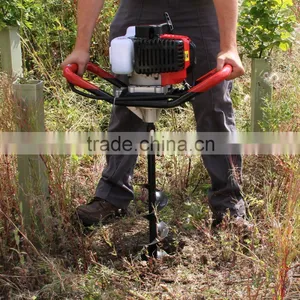 Earth Auger Post Hole Borer 3 x Drill for Fence With Extension Pole 52cc Petrol thumbnail-5