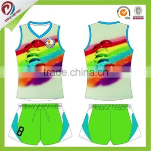 2015 New Fashion Cheap Volleyball Jersey Volleyball Uniform for Sale thumbnail-5