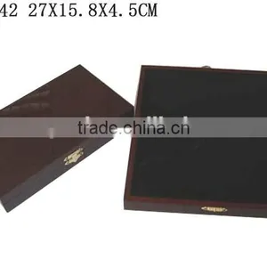 Luxury Painted Wooden Tool Set Gift Box With Thick Foam Inside thumbnail-1