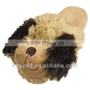 Plush Dog Slippers/Dog Slipper/Cute Pomeranian Dog Plush Indoor Room Slippers thumbnail-1