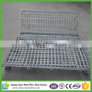 Folding Zinc Coated Warehouse Cage thumbnail-2