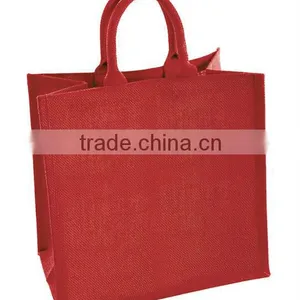 2016 High-end Plain Large Jute Wine Recycle Bag Wholesale thumbnail-1