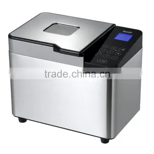 2016 Full SS Housing Automatic 2.0LB Bread Maker Machine With Glass Touch Control Panel thumbnail-3