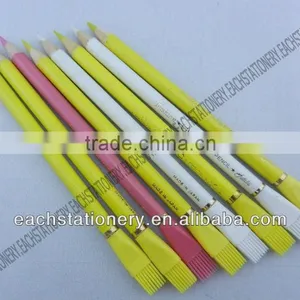 7 Inches Standard Wooden Drawing Glass Marking ,Leather,Metal,Vinyl,Celluloid,Cellophane Color Pencil With Brush thumbnail-1