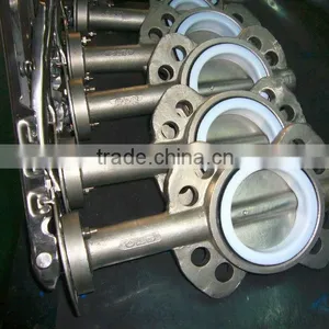 Stainless Steel Butterfly Valve With PTFE Seat thumbnail-1