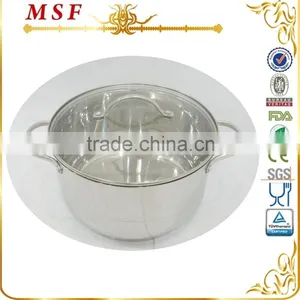 6.1L Wire Welding SS Handle Pot Stainless Steel Stock Pot thumbnail-1