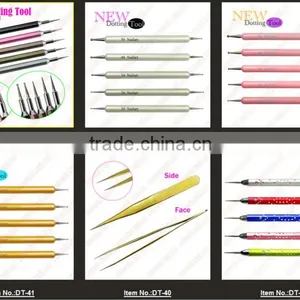 5pcs* 2 Way Nail Art Tool Set PRO Marbleizing Nail Dotting Tool/Nail Dotting Tool thumbnail-1