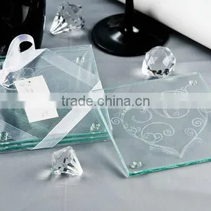 Glass Photo Frame Wedding Coasters thumbnail-1
