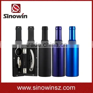 Wine Accessory Tool Gift Set With Pourer Collar Cork-Screw Stopper SW-WS-08 thumbnail-1