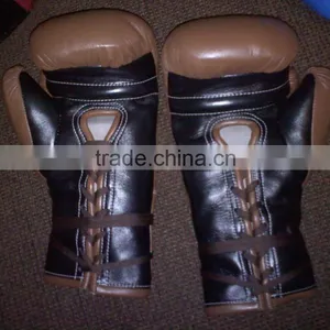 Brown Original Leather Boxing Gloves thumbnail-1