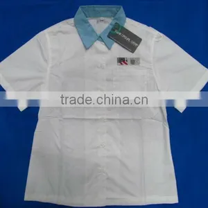 Fashion/trendy White/yellow Solid Color Boy's Funk Casual Polo T-shirt thumbnail-1