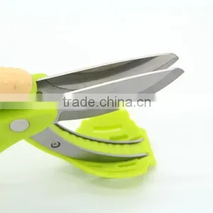 Amazon Kitchen Scissor Green Metal Salad Tongs Cutter thumbnail-3