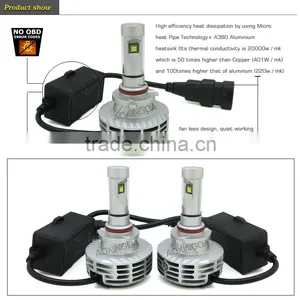 G6 CANBUS LED Headlight 9005 H10 Fanless All in One Design 6000LM 3000K 4300K 6500K 8000K 10000K thumbnail-2