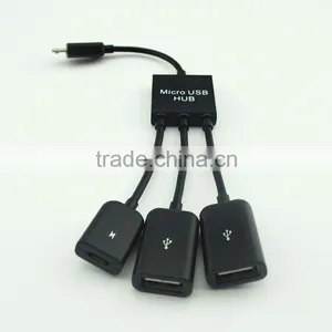 High Quality Micro Usb to 3 Otg Converter for Mobile Accesories thumbnail-6