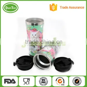 Wholesale Custom Double Wall Stainless Steel Tumbler With DIY Design Paper Insert thumbnail-4