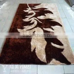 Factory Directly Sale South Korea Silk Shaggy Rug Bath Mat thumbnail-6