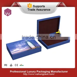 Empty Inside Black Glossy Painting Chocolate Box With Two Floors thumbnail-4
